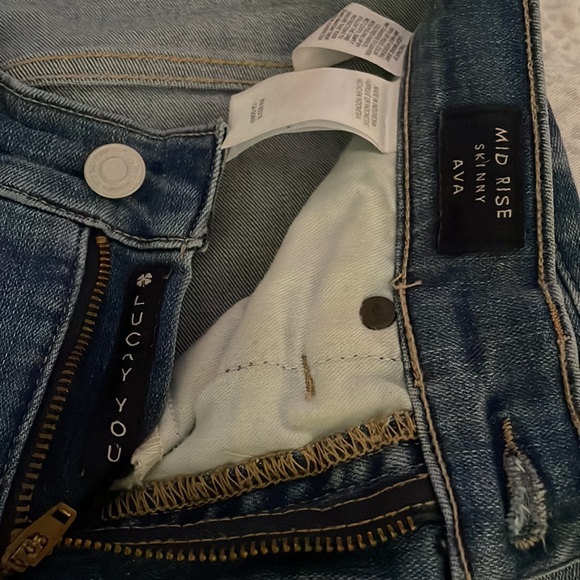 Women’s Lucky jeans size 2/26 Ava mid rise skinny - Picture 2 of 7